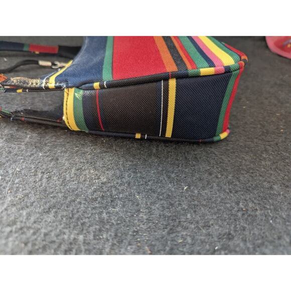 Colorful Striped Shoulder Bag And Old Cell Phone Case Vintage Y2k 90's - Picture 6 of 11